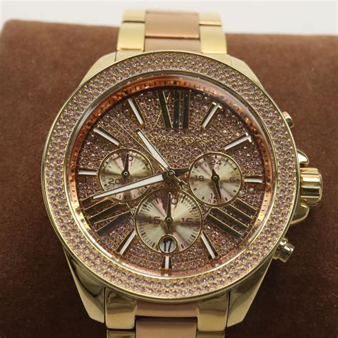 michael kors rose gold boyfriend watch|michael kors ritz chronograph.